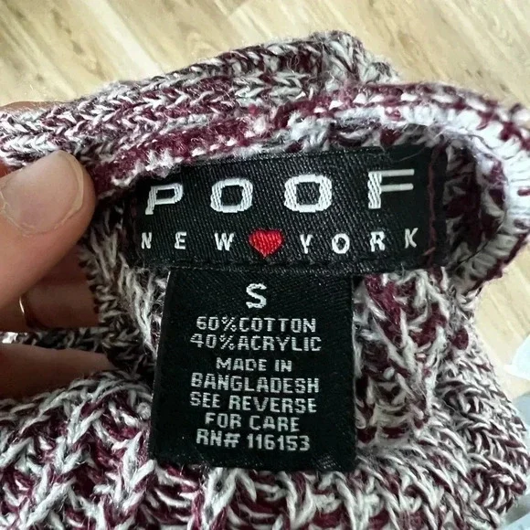 POOF NEW YORK : knit sweater - Picture 5 of 5